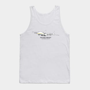 Antonov 225 Mryia Ukraine Jumbo Jet Cargo Airplane Tank Top